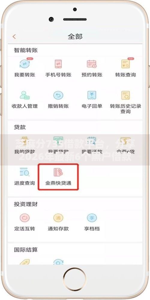芝麻分735借款平台，分享2026年最新6个黑户借款必下口子2025