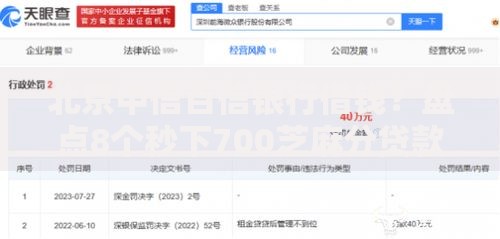 北京中信百信银行借钱？盘点8个秒下700芝麻分贷款平台给你参考