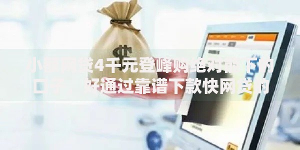 小额网贷4千元登峰购绝对能下的口子，好通过靠谱下款快网贷的5个平台介绍