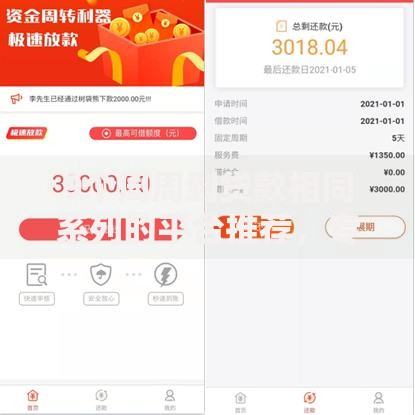 9个周周到贷款相同系列的平台推荐，专为攻克厂家金融公司好下款吗难题