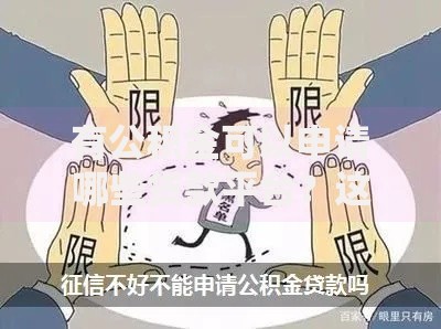 有公积金可以申请哪些贷款平台？这5个征信花了可以借钱的网贷软件值得一试