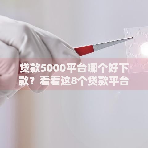 贷款5000平台哪个好下款？看看这8个贷款平台有没有能下款的