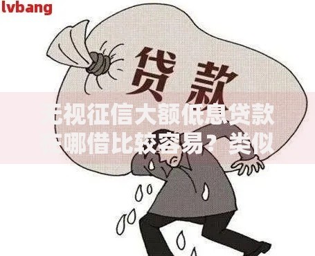 无视征信大额低息贷款在哪借比较容易？类似强制下款的8个口子参考