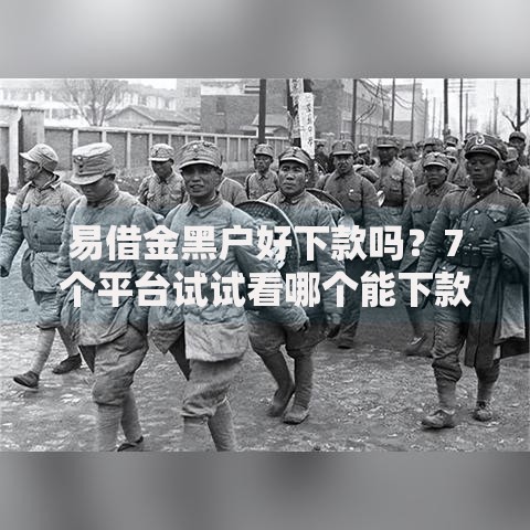 易借金黑户好下款吗?7个平台试试看哪个能下款 易借金黑户好下款吗?7个平台试试看哪个能下款