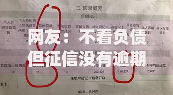 网友：不看负债但征信没有逾期？求介绍几款无视黑白户秒下款口子app