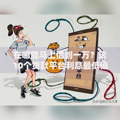 在哪能马上借到一万？这10个贷款平台利息最低值得一试