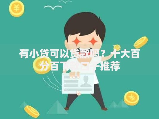 有小贷可以贷款吗?十大百分百下款口子推荐 有小贷可以贷款吗?十大百分百下款口子推荐