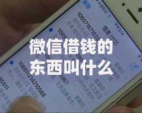微信借钱的东西叫什么名的话,可以看看这5个利率低的贷款平台 微信借钱的东西叫什么名的话,可以看看这5个利率低的贷款平台