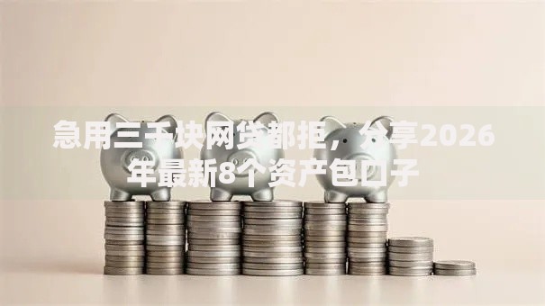 急用三千块网贷都拒,分享2026年最新8个资产包口子 急用三千块网贷都拒,分享2026年最新8个资产包口子