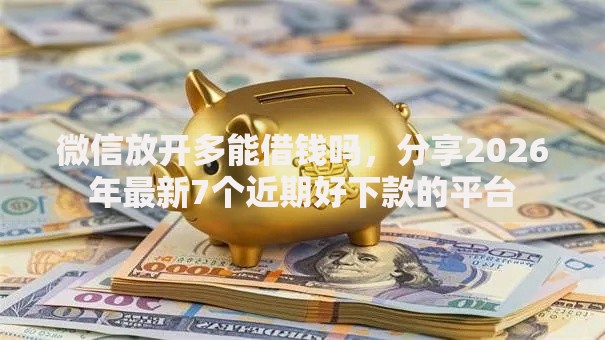微信放开多能借钱吗,分享2026年最新7个近期好下款的平台 微信放开多能借钱吗,分享2026年最新7个近期好下款的平台