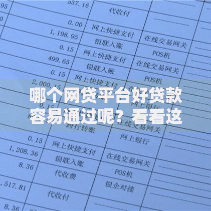哪个网贷平台好贷款容易通过呢?看看这6个不看信用能借一千块钱的软件怎么样 哪个网贷平台好贷款容易通过呢?看看这6个不看信用能借一千块钱的软件怎么样