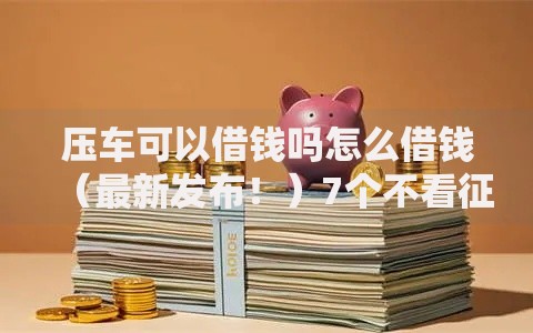 压车可以借钱吗怎么借钱(最新发布!)7个不看征信不是网贷平台 压车可以借钱吗怎么借钱(最新发布!)7个不看征信不是网贷平台