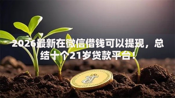 2026最新在微信借钱可以提现,总结十个21岁贷款平台! 2026最新在微信借钱可以提现,总结十个21岁贷款平台!