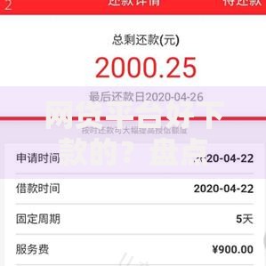 网贷平台好下款的？盘点最新7个无视一切包下款的贷款
