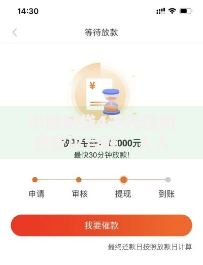 小额网贷4千元信用贷款平台好，人人贷额度审核不通过的6个平台介绍
