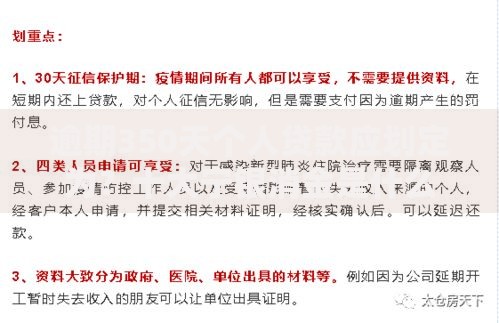 逾期350天个人贷款应划定为？十大宁银消金是什么贷款平台推荐
