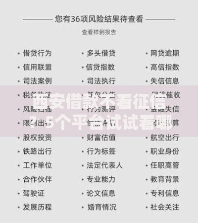 西安借款不看征信？5个平台试试看哪个能下款