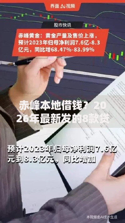 赤峰本地借钱？2026年最新发的8款贷款口子