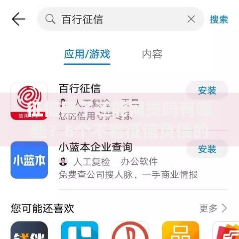 征信黑了还能网贷吗有哪些?6个不看征信负债的网贷百分百下款app推荐给你 征信黑了还能网贷吗有哪些?6个不看征信负债的网贷百分百下款app推荐给你