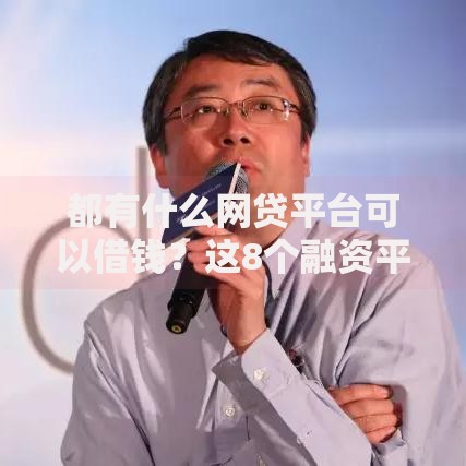 都有什么网贷平台可以借钱？这8个融资平台贷款可以试试