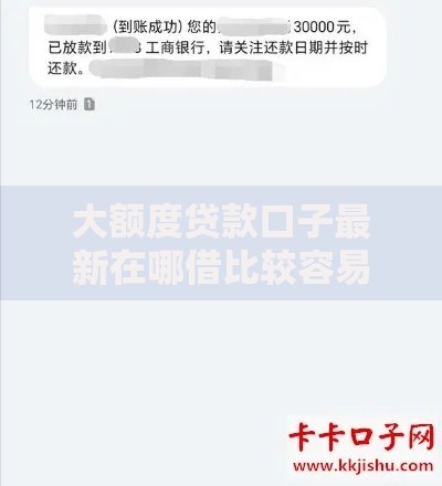 大额度贷款口子最新在哪借比较容易？类似强制下款的7个口子参考