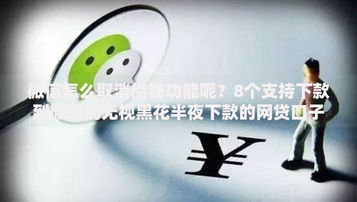 微信怎么取消借钱功能呢？8个支持下款到微信的无视黑花半夜下款的网贷口子