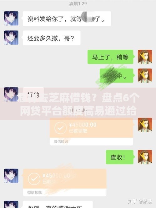 怎样去芝麻借钱？盘点6个网贷平台额度高易通过给你参考