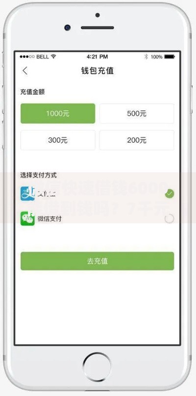 微信快速借钱6000能借到钱吗？7千元无门槛借款8个平台推荐