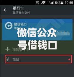 微信公众号借钱口子？十大黑户下款的口子推荐
