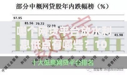 哪个网贷平台放水利息低点有哪些？10个现在平台可以下款推荐给你