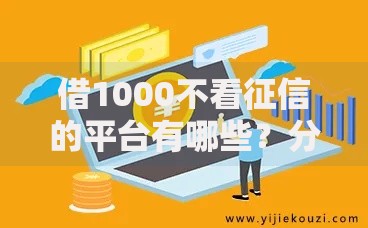 借1000不看征信的平台有哪些？分享10个有啥贷款平台容易过的