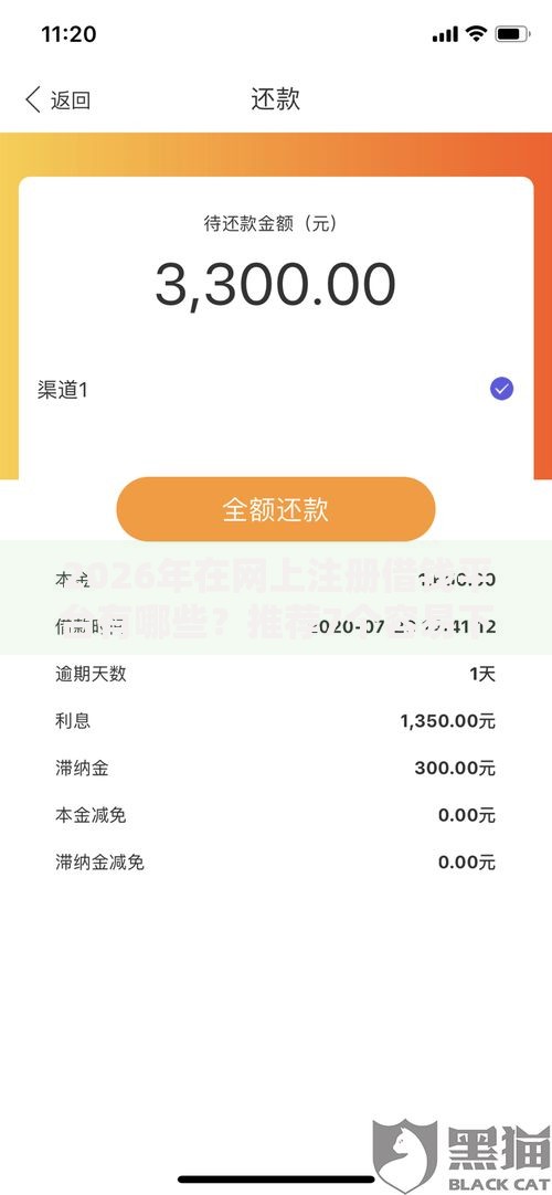 2026年在网上注册借钱平台有哪些？推荐7个容易下款的平台