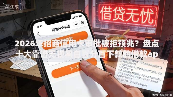2026年招商信用卡审批被拒预兆？盘点十大靠谱无视黑白百分百下款的借款app