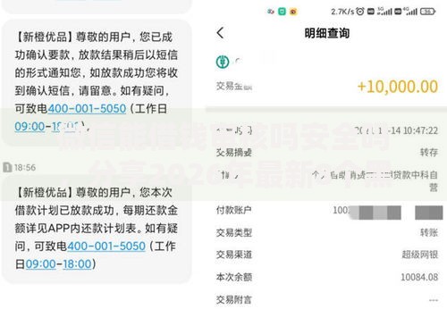微信能借钱审核吗安全吗，分享2026年最新8个黑户花都能下款的平台啊