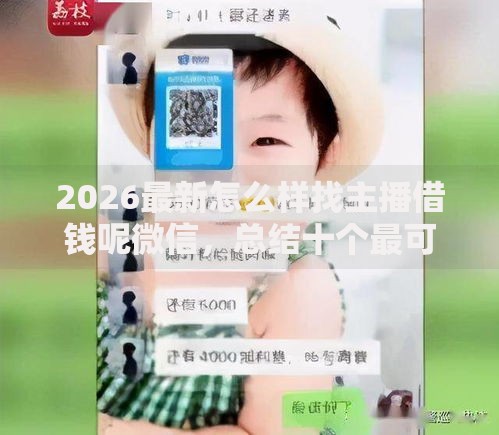 2026最新怎么样找主播借钱呢微信，总结十个最可靠的贷款平台！
