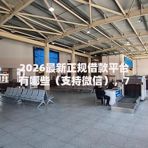2026最新正规借款平台有哪些（支持微信），7个手机可以临时借钱的平台无私分享