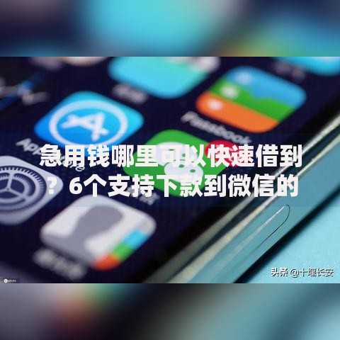 急用钱哪里可以快速借到?6个支持下款到微信的中小企业贷款平台 急用钱哪里可以快速借到?6个支持下款到微信的中小企业贷款平台