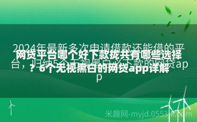 网贷平台哪个好下款拢共有哪些选择?6个无视黑白的网贷app详解 网贷平台哪个好下款拢共有哪些选择?6个无视黑白的网贷app详解
