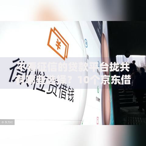 不看征信的贷款平台拢共有哪些选择？10个京东借钱平台详解