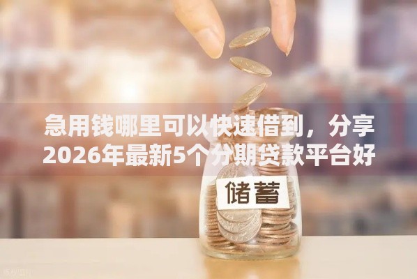 急用钱哪里可以快速借到，分享2026年最新5个分期贷款平台好