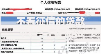 不看征信的贷款平台？看看这8个不看负债的长期网贷软件怎么样