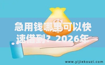 急用钱哪里可以快速借到？2026年最新发的5款贷款口子