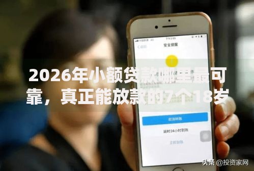 2026年小额贷款哪里最可靠，真正能放款的7个18岁可以借钱的平台推荐