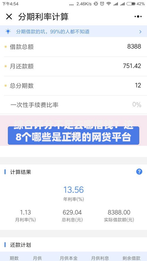 综合评分不足去哪借钱?这8个哪些是正规的网贷平台值得一试 综合评分不足去哪借钱?这8个哪些是正规的网贷平台值得一试