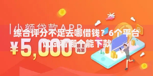 综合评分不足去哪借钱？6个平台试试看哪个能下款