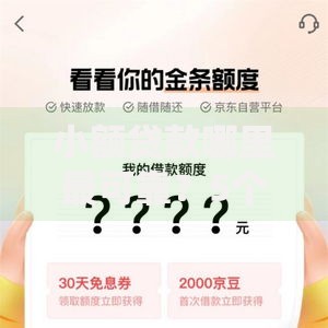 小额贷款哪里最可靠？5个平台试试看哪个能下款