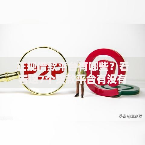 正规借款平台有哪些?看看这7个贷款平台有没有能下款的 正规借款平台有哪些?看看这7个贷款平台有没有能下款的