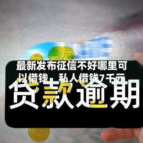 最新发布征信不好哪里可以借钱,私人借钱7千元有这8个渠道 最新发布征信不好哪里可以借钱,私人借钱7千元有这8个渠道