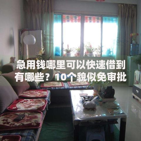 急用钱哪里可以快速借到有哪些?10个貌似免审批、十七岁可以贷款的平台合集 急用钱哪里可以快速借到有哪些?10个貌似免审批、十七岁可以贷款的平台合集