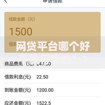 网贷平台哪个好下款有哪些？10个貌似免审批、高能分期贷款口子新秀合集